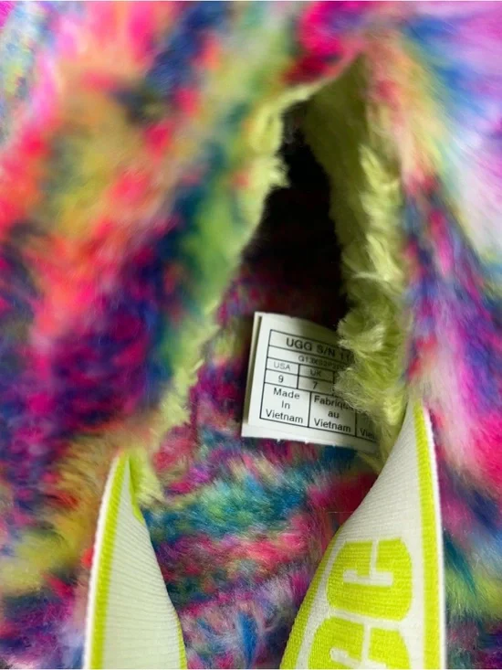 UGG FLUFF YEAH PIXELATE SLIPPERS - Picture 8 of 12